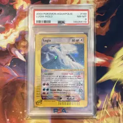 Pokemon Aquapolis Lugia 149/147 Secret Rare Holo PSA 8 English - Image 1
