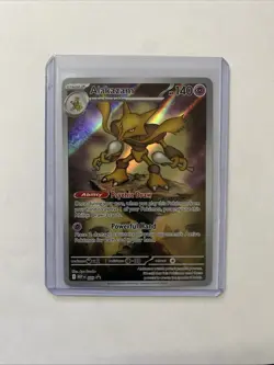 Pokemon MEP 009 - Black Star Promo Alakazam Full Art - NM - Image 1
