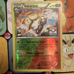 Pokemon Volcorona 15/114 2nd Place League challenge Stamped Promo LP - Image 2