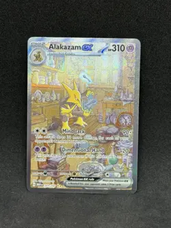 Pokemon Alakazam EX 201/165 Scarlet & Violet 151 Illustration MINT - Image 1