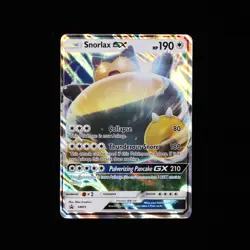Pokemon TCG Snorlax GX SM05 SM Black Star Promo Holo - Image 1