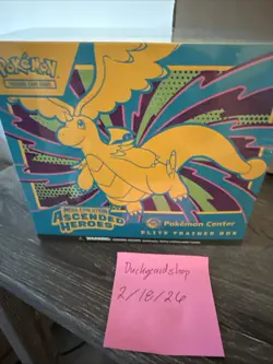 Ascended Heros ETB Pokemon Center Exclusive Sealed (IN HAND) - Image 1