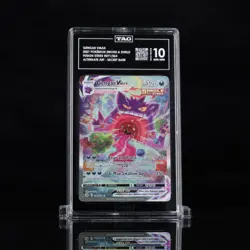 2021 Pokemon SWSH Fusion Strike 271/264 Gengar VMax Alt Art SR TAG 10 (973) - Image 1