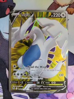 Lugia V (Full Art) (Ultra Rare) 185/195 Pokemon Silver Tempest NM MT UP - Image 1