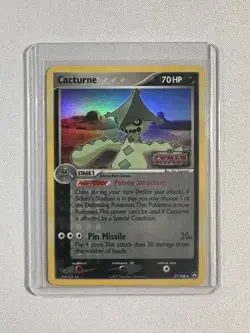 Pokemon TCG - Cacturne (27/108) EX Power Keepers Stamped - Holo Rare - NM - Image 5