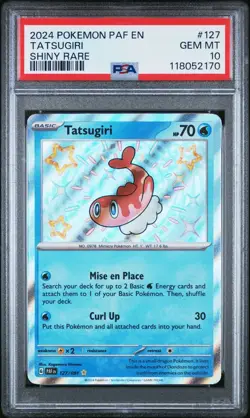 Tatsugiri Shiny Rare Baby Shiny PSA 10 Pokemon Paldean Fates 127/091 - Image 1