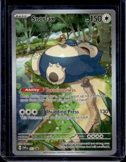 Pokemon TCG Snorlax SVP051 Scarlet & Violet 151 Illustration Rare Promo - Image 1