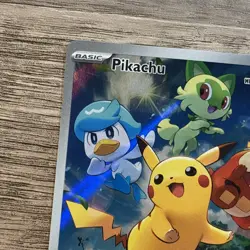 POKEMON TCG - PIKACHU 027 SCARLET & VIOLET PALDEA EVOLVED PROMO - Image 3