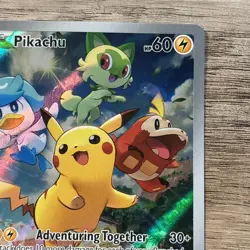 POKEMON TCG - PIKACHU 027 SCARLET & VIOLET PALDEA EVOLVED PROMO - Image 4
