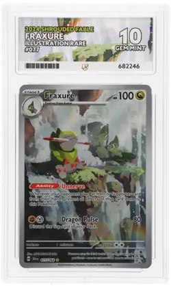 Pokemon TCG - Fraxure 077/064 - Shrouded Fable - ACE 10 - Image 1