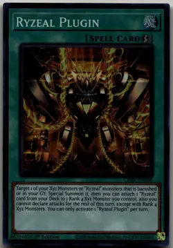 Ryzeal Plugin (SR) Super Rare Crossover Breakers CRBR-EN008 LP - Image 1