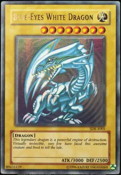Yu-Gi-Oh! Blue-Eyes White Dragon SDK-E001 Ultra Rare [G-EX] Deck | EN 2002 - Image 1