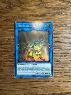 Yugioh Firewall Dragon GFTP-EN131 Ghost Rare Alt Art 1st Ed NM - Image 1