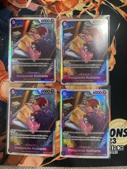 4x One Piece OP10-072 SR Donquixote Rosinante - ENG - Foil - Playset - TCG -NM/M - Image 1