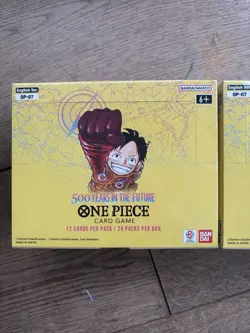 One Piece Card Game OP-07 2x Sealed Booster Boxes 500 Years In The Future New - Image 2