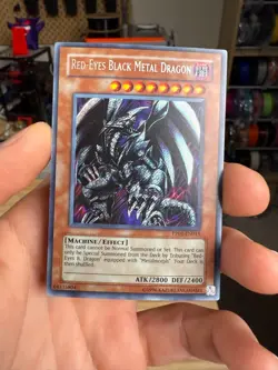 PP01-EN015 Red-Eyes Black Metal Dragon Secret Rare LP Yugioh Card - Image 1