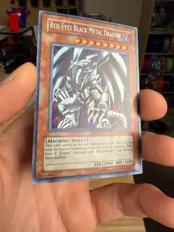 PP01-EN015 Red-Eyes Black Metal Dragon Secret Rare LP Yugioh Card - Image 2