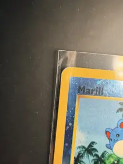 Marill 11/18 Southern Islands Reverse Holo Pokemon Card (Played with) - Image 3