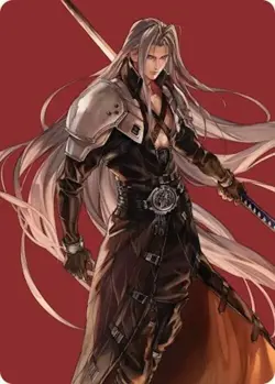 Sephiroth, Fabled SOLDIER (44/53) Art Series NM (Art Card) [Magic MTG] - Image 1