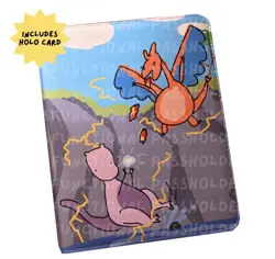 Dysfunctional Passholder Ewtoo Chardlard Pokenot Binder + Holo Card IN HAND - Image 1