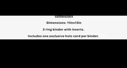 Dysfunctional Passholder Ewtoo Chardlard Pokenot Binder + Holo Card IN HAND - Image 2