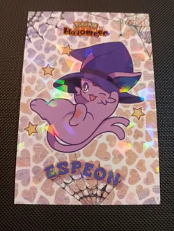 Pokemon 2025 Card Database Set Halloween Espeon Hat Cracked Ice Holo Peru - Image 1