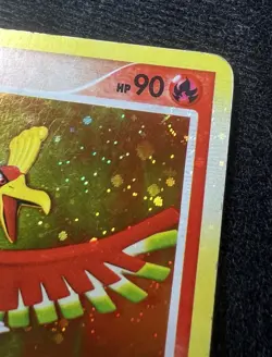 Ho-Oh 10/132 Secret Wonders HOLO BLEED Error Pokemon Card w/ 💫 2 SWIRLS - MP - Image 4