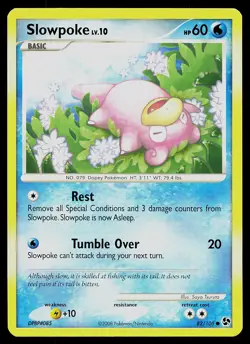 Pokemon Card - Slowpoke Great Encounters 82/106 Common - Image 1