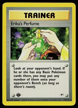 Pokemon Card - Erika's Perfume Gym Heroes 110/132 Uncommon 1st Edition - Image 1