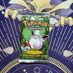 1999 Pokemon Jungle Booster Pack Factory Sealed Trading Card Game VINTAGE 742818060639 - Image 1