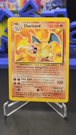 Charizard 3/110 Legendary Collection Pokemon TCG Non-Holo Rare Card 2002 - Image 1
