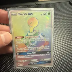 Pokemon Shuckle GX Full Art Ultra Rare Holo Card 215/214 Lost Thunder - Image 1