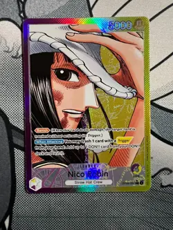 OP09-062 Nico Robin Leader Alt Art One Piece TCG English Card NM/M - Image 1