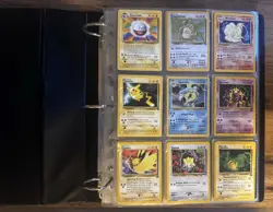 Pokemon Card WOTC Vintage Bundle & Binder Base Set, Jungle, Fossil, Promo & More - Image 2