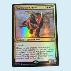 Quartzwood Crasher Foil, Ikoria: LOB, NM Near Mint, Magic the Gathering MTG - Image 1