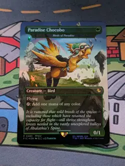 MTG | Birds of Paradise | Paradise Chocobo | Final Fantasy Commander | NM - Image 1