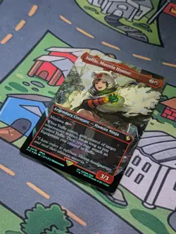 Yuffie, Materia Hunter (Borderless) (Chocobo Track Foil) R Commander: FINAL FANT - Image 2