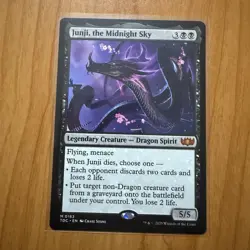 Junji The Midnight Sky - N/M - Tarkir Dragonstorm - MTG Magic The Gathering Card - Image 1