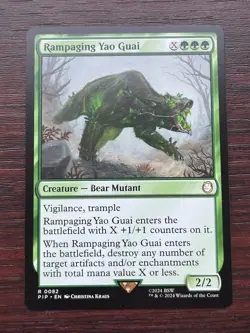 1x RAMPAGING YAO GUAI - Fallout - MTG - Magic the Gathering - Image 1