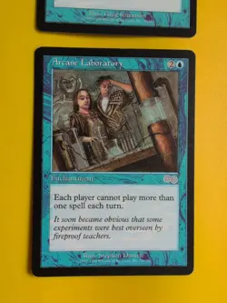 Annul - Interrupt & Arcane Laboratory MTG 2 Card. Urza's Saga. Old Vintage - Image 2