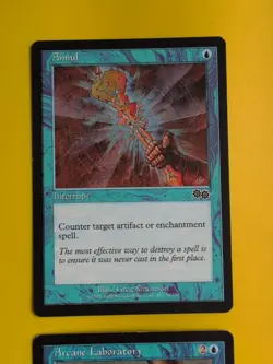 Annul - Interrupt & Arcane Laboratory MTG 2 Card. Urza's Saga. Old Vintage - Image 5