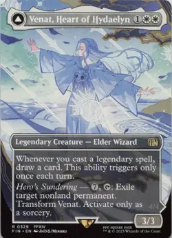 Venat, Heart of Hydaelyn (Borderless) R FINAL FANTASY 329 - LP MTG - Image 1