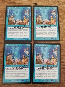 Bouncing Beebles X1 Urza's Destiny Ed Signed in Black by Jeff Miracola MTG - Image 1