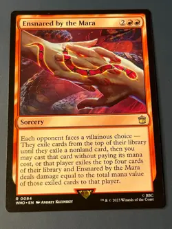 1x ENSNARED BY THE MARA - DOCTOR WHO - MTG - Magic the Gathering - Image 1