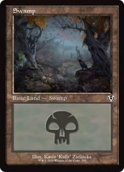 Swamp (293) (Retro Frame) [Innistrad Remastered] Foil Near Mint - Image 1