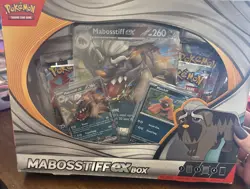 Pokemon TCG Mabosstiff EX Display Box W/ 4 Booster Packs New/Sealed - Image 1