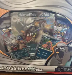 Pokemon TCG Mabosstiff EX Display Box W/ 4 Booster Packs New/Sealed - Image 2