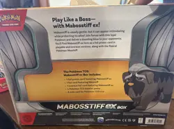 Pokemon TCG Mabosstiff EX Display Box W/ 4 Booster Packs New/Sealed - Image 4