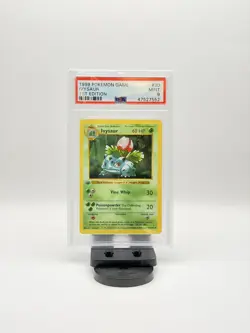 1999 POKEMON BASE SET 1ST EDITION #30 IVYSAUR PSA 9 SHADOWLESS MINT - Image 2