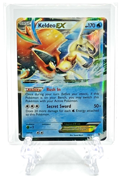 KELDEO EX 2012 Pokemon TCG Boundaries Crossed #49/149 HOLO ULTRA RARE UNPLAYED - Image 1